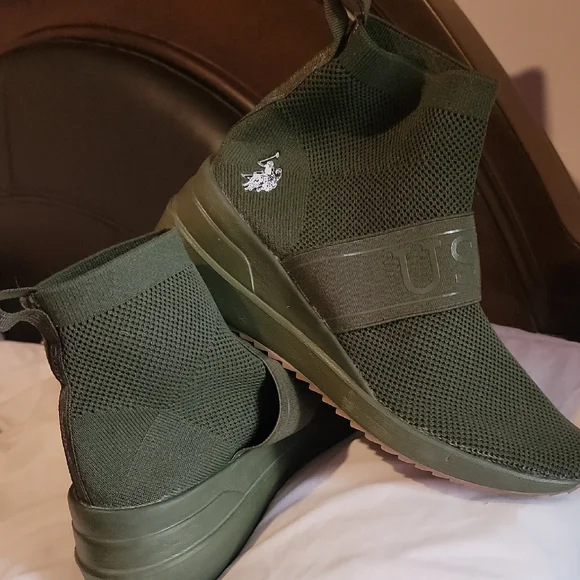 Polo by Ralph Lauren Green Ankle Boots - Picture 7 of 13